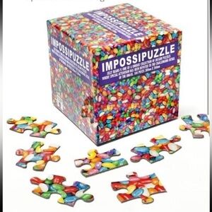 Nib - Impossipuzzle jellybean 100 piece puzzle by Funtime
